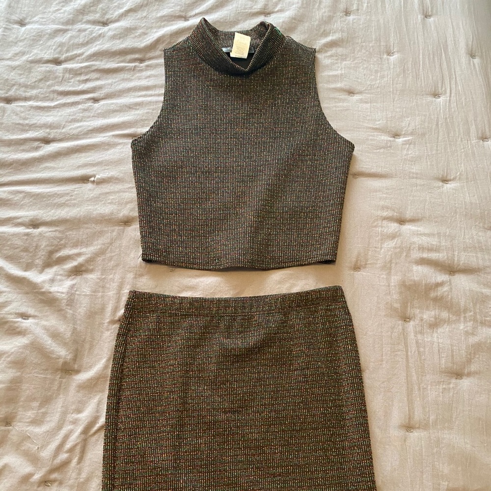 Two Piece Glittery Set
